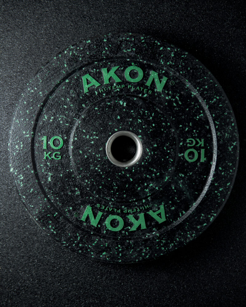 discos fraccionales olímpicos 10 kg verde Akon Fitness